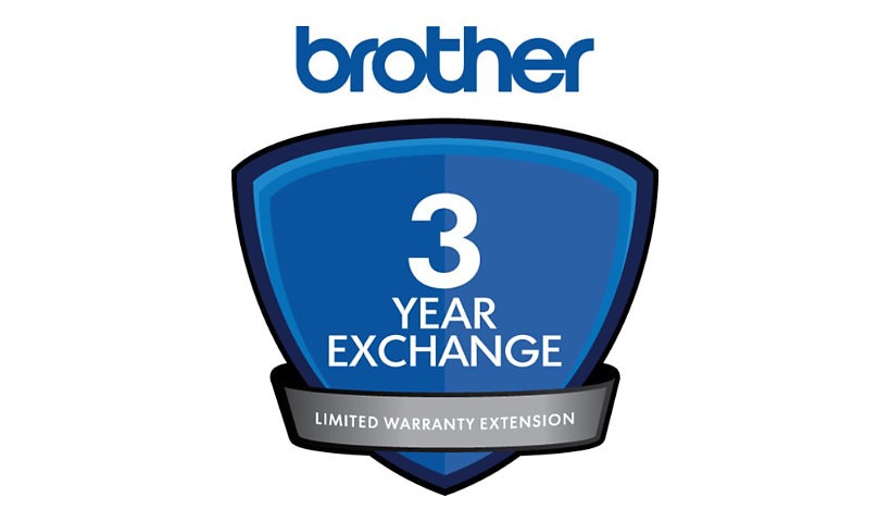 Brother Express Exchange Limited Warranty Extension - 3 years - shipment
