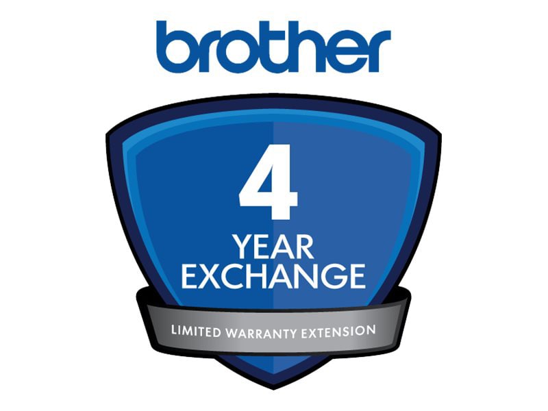 Brother Exchange Warranty - 4 years - shipment