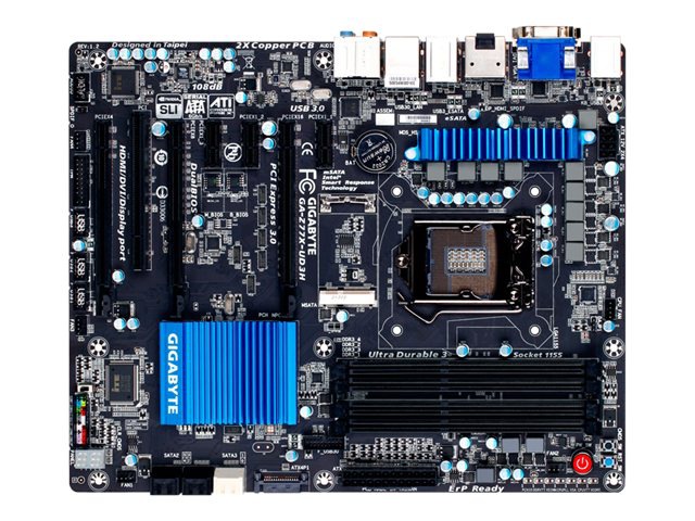 Gigabyte GA-Z77X-UD3H - 1.0 - motherboard - ATX - LGA1155 Socket - Z77