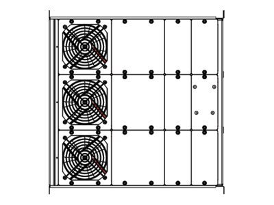 Middle Atlantic FTA Series 1RU Fan Tray System - 207CFM, 3 Fans