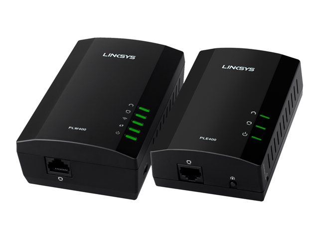 Linksys PowerLine PLWK400 - bridge - 802.11b/g/n - desktop