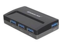 IOGEAR SuperSpeed USB 3.0 4-Port Hub GUH374 - hub - 4 ports