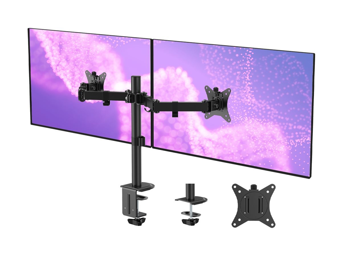 Thumbnail 3 of 11 for SIIG Articulating Dual Monitor Mount - 17-32 INCH