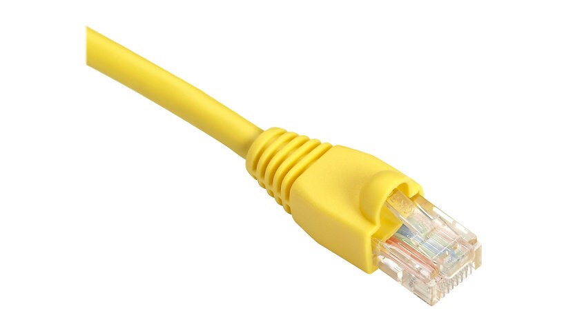 Black Box SpaceGAIN Reduced-Length - patch cable - 9 in - yellow