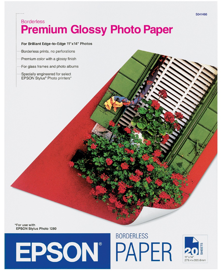 Epson - photo paper - glossy - 20 sheet(s) -