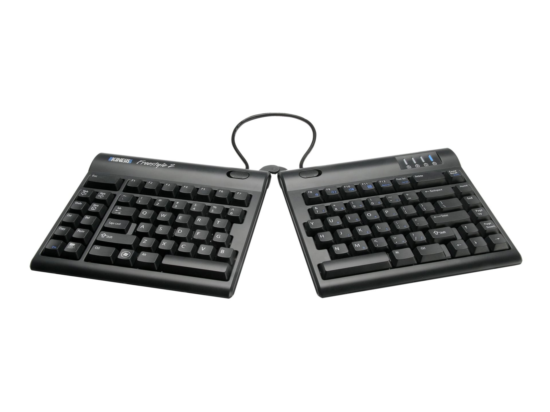 Kinesis Freestyle2 for PC with V3 Accessory Pre-Installed - keyboard - US - black Input Device