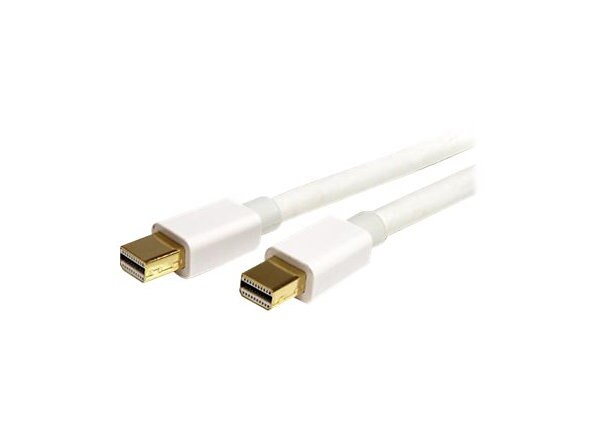 StarTech.com 2m White Mini DisplayPort 1.2 Cable M/M - Mini DisplayPort 4k - DisplayPort cable - 2 m
