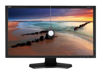 NEC MultiSync P232W-BK-SV - LED monitor - 23" - with SpectraViewII Color Calibration Solution