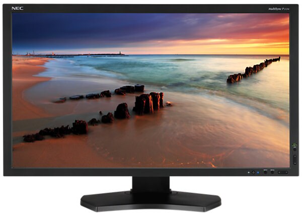 NEC MultiSync P232W-BK - LED monitor - Full HD (1080p) - 23"