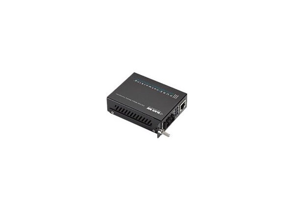 Black Box Pure Networking 10BASE-T/100BASE-TX Media Converter - fiber media converter - 10Mb LAN, 100Mb LAN