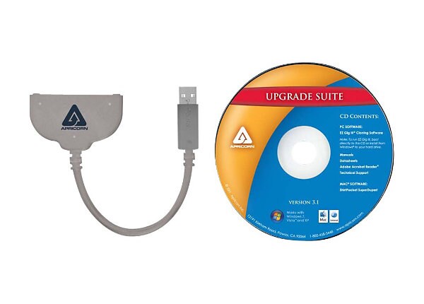 Apricorn SATA Wire 3.0 - storage controller - SATA 1.5Gb/s - USB 3.0