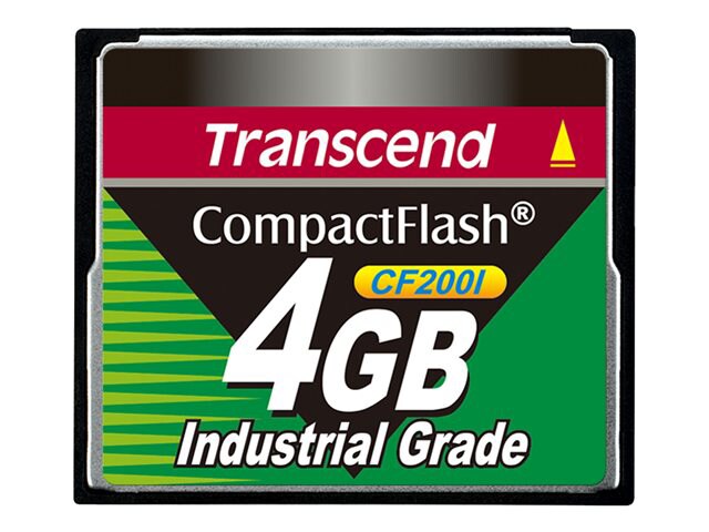 Transcend CF200I Industrial Grade - flash memory card - 4 GB - CompactFlash