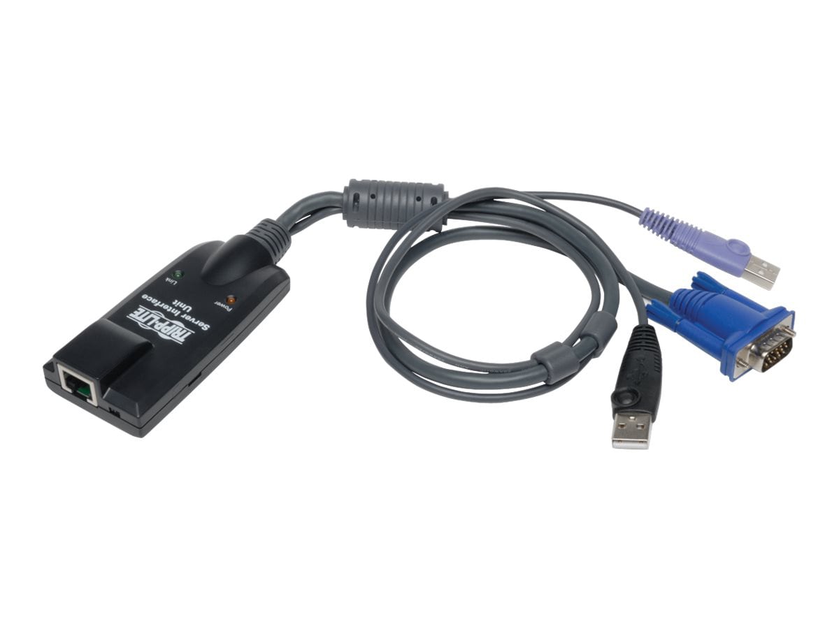 Tripp Lite USB Server Interface Unit Virtual Media & CAC B064 Cat5 KVM TAA - KVM / USB extender - TAA Compliant