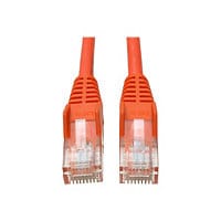 Eaton Tripp Lite Series Cat5e 350 MHz Snagless Molded (UTP) Ethernet Cable (RJ45 M/M), PoE - Orange, 7 ft. (2.13 m) -