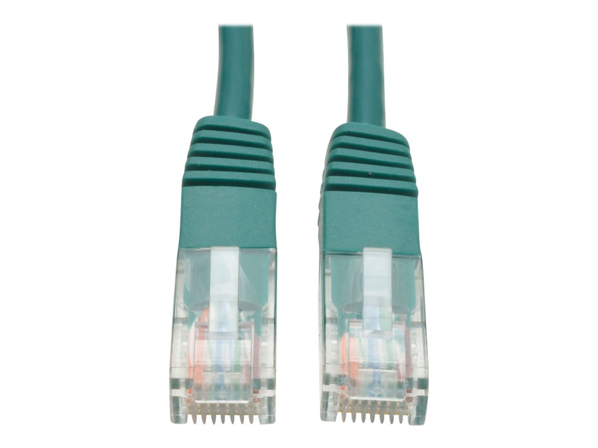 Tripp Lite 15ft Cat5e / Cat5 350MHz Molded Patch Cable RJ45 M/M Green 15'