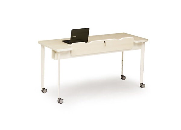 Bretford explore 4-leg Voltea Computer table w/ casters
