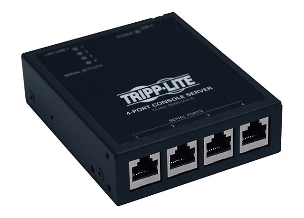 Tripp Lite 4-Port IP Serial Console Server Terminal Server Management TAA GSA - console server