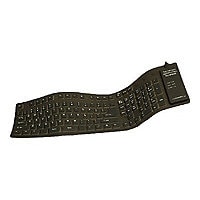 GrandTec Virtually Indestructible FLX-2000 - keyboard - black