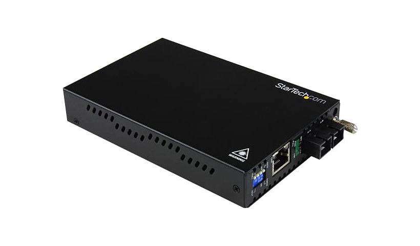 StarTech.com Gigabit Ethernet Multi Mode Fiber Media Converter SC 550m - 1000 Mbps