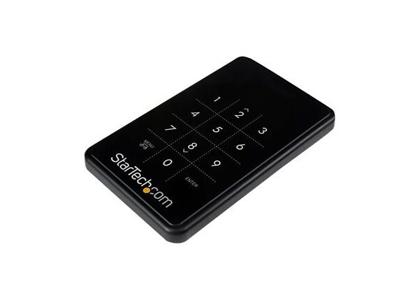StarTech.com 2.5in Portable USB 3.0 Encrypted Hard Drive (HDD) Enclosure