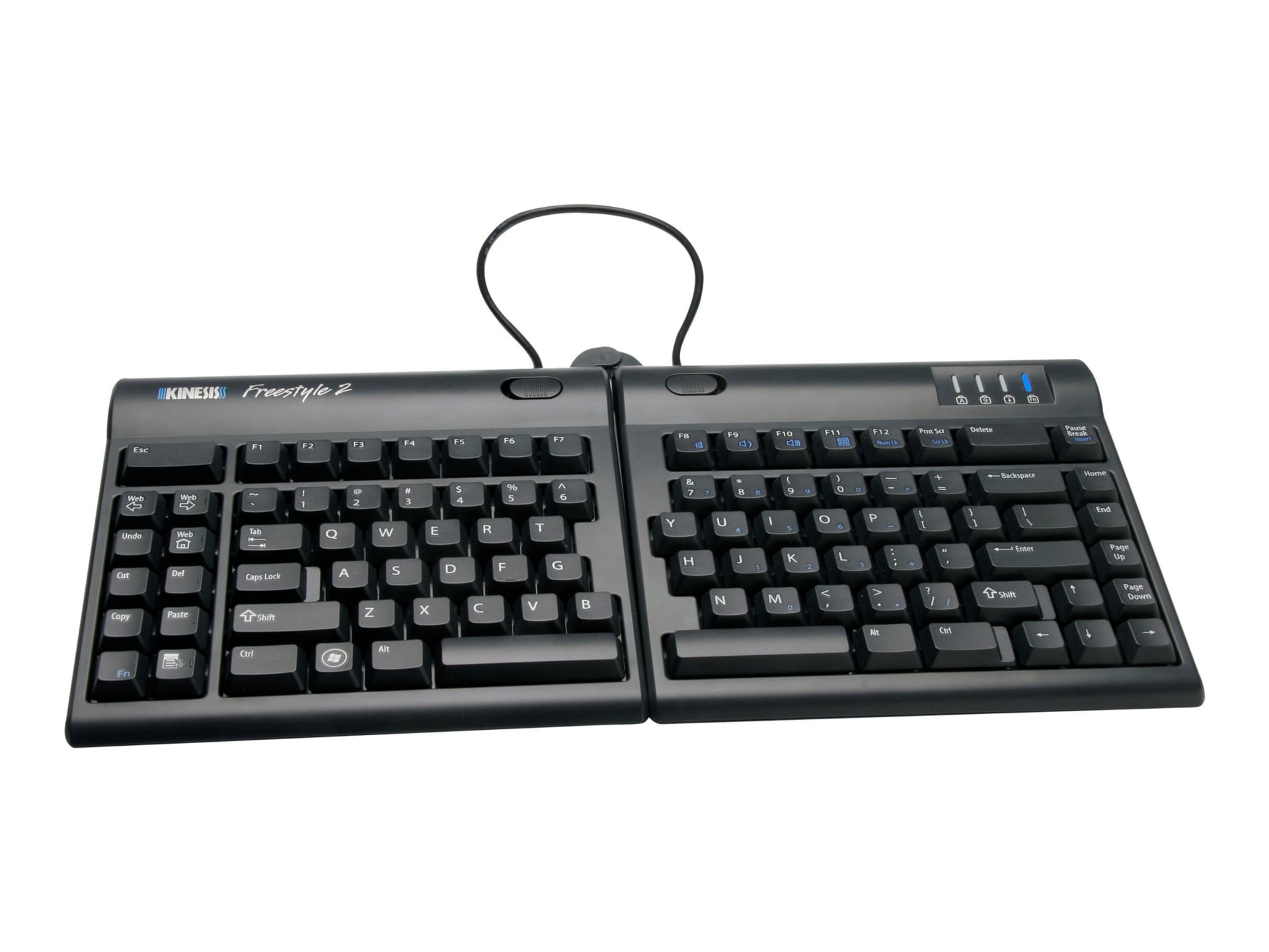 Kinesis Freestyle2 for PC - clavier - US - noir Périphérique d'entrée