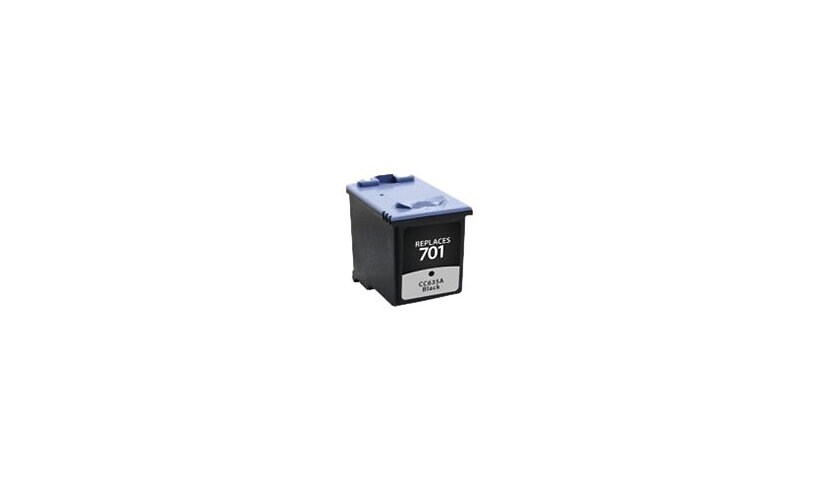 Clover Remanufactured Ink for HP 701 (CC635A), Black, 895 page yield