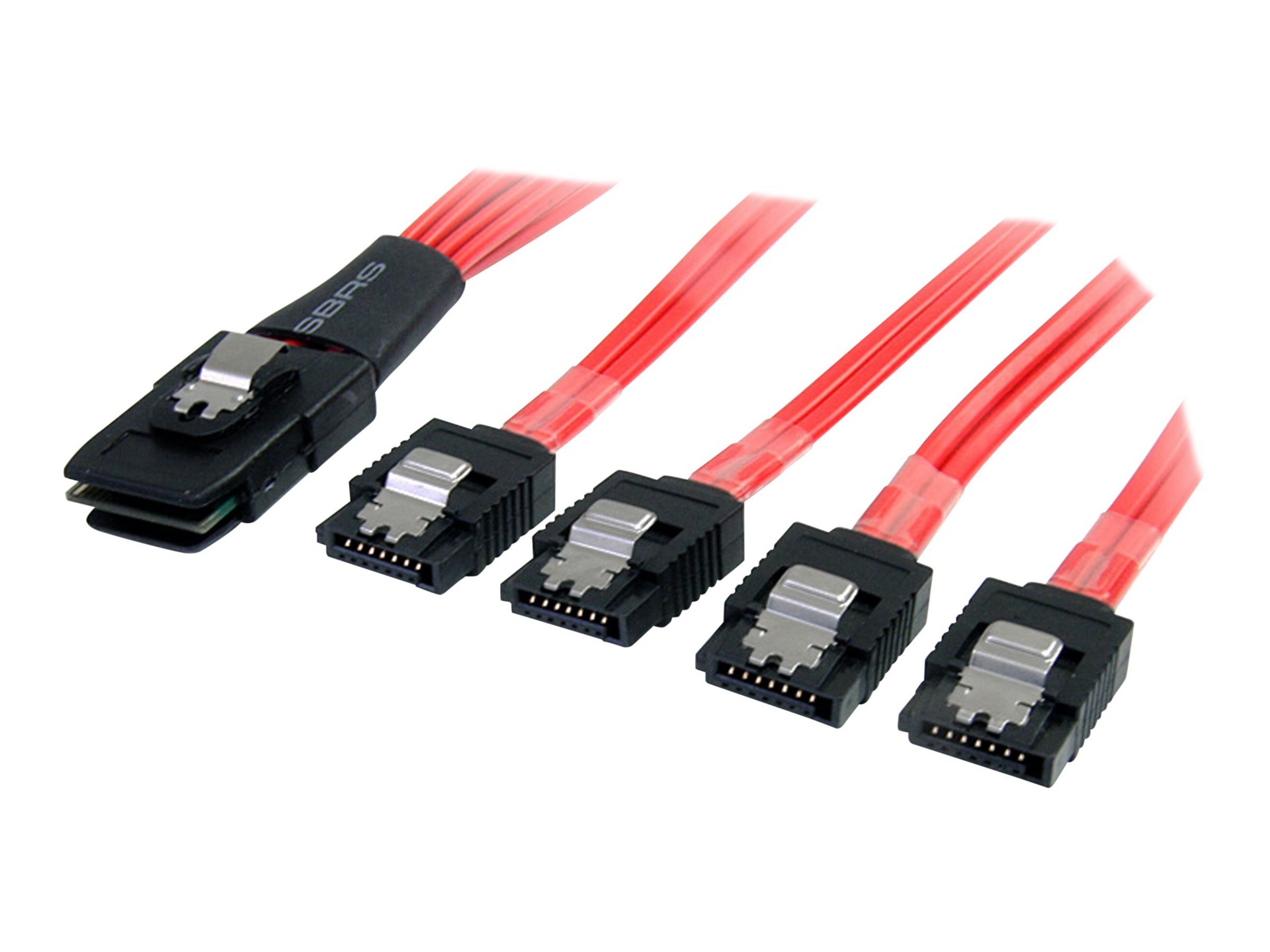 StarTech.com Serial Attached SCSI SAS Cable SFF-8087 4x Latching SATA