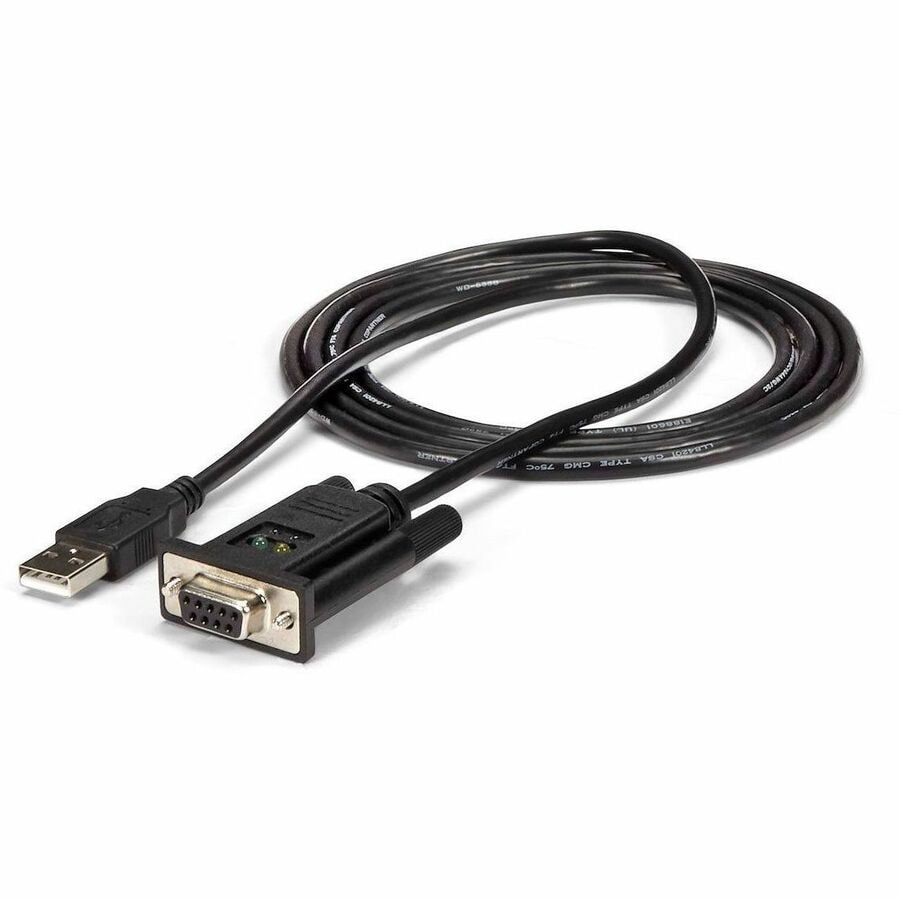 StarTech.com USB to Null Modem RS232 DB9 Serial DCE Adapter Cable with FTDI