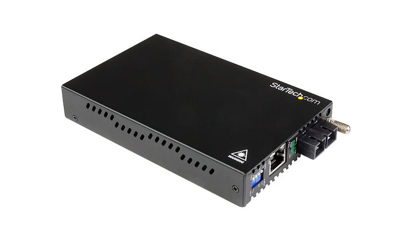 StarTech.com Gigabit Ethernet SM Fiber Media Converter SC 40 km - 1000 Mbps
