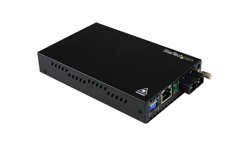StarTech.com Gigabit Ethernet MM Fiber Media Converter SC 550m