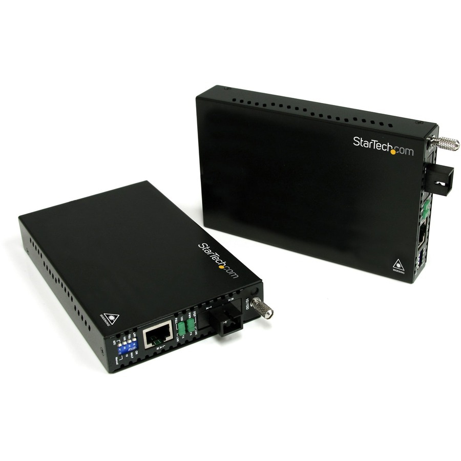 StarTech.com 10/100 Mbps Ethernet Single Mode WDM Fiber Media Converter Kit