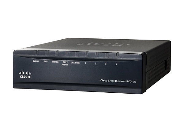 Cisco RV042G Dual Gigabit WAN VPN Router - 4 Port