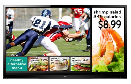 LG 55LS460E 55" EzSign TV - TAA Compliant
