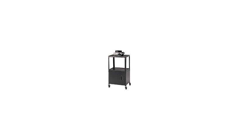 Bretford Adjustable Cabinet Cart CA2642 - stand - black