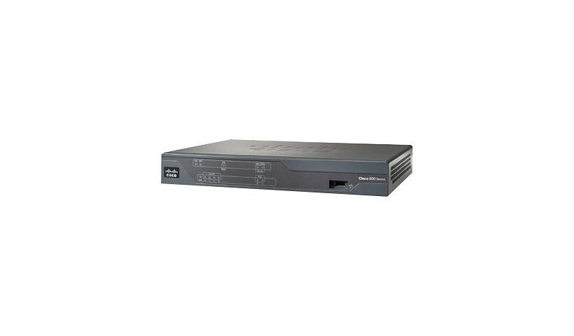 Cisco 881 Ethernet Security Router with CUBE - router - desktop