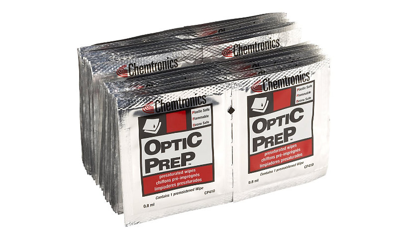 Black Box Optic Prep Tissues - fiber-optic cleaning wipe