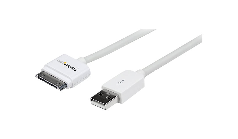 StarTech.com 10ft / 3m Long Apple 30-pin Dock to USB Cable iPhone iPod iPad