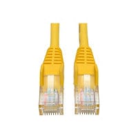 Tripp Lite 1ft Cat5e / Cat5 350MHz Snagless Patch Cable RJ45 M/M Yellow 1'