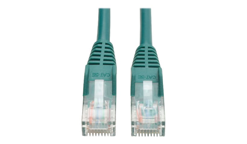 Tripp Lite 50ft Cat5e / Cat5 Snagless Molded Patch Cable RJ45 M/M Green 50' - patch cable - 50 ft - green