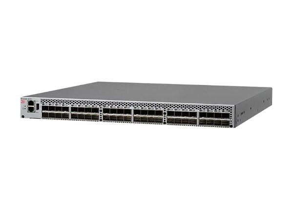 Brocade 6510 - switch - 24 ports - managed - with 24x 8 Gbps SWL SFP+ transceiver