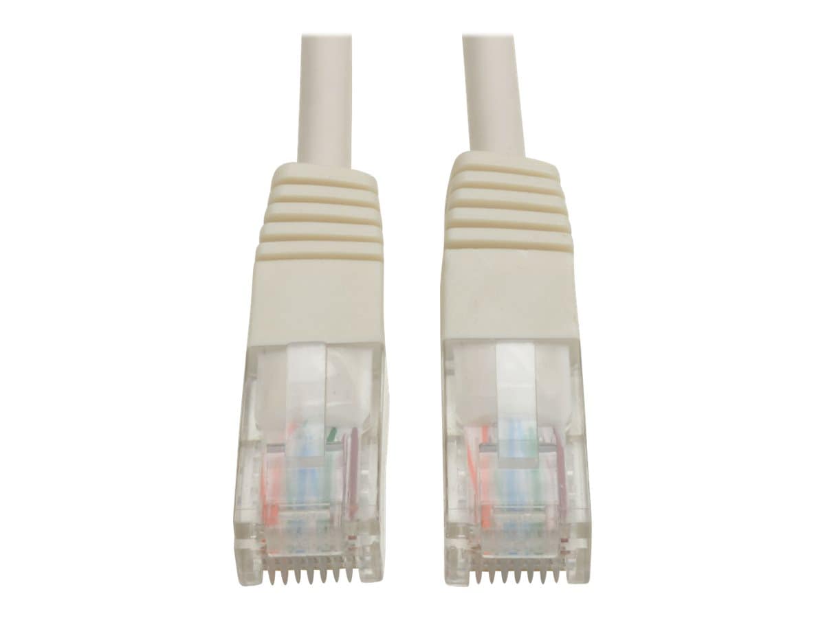 Eaton Tripp Lite Series Cat5e 350 MHz Molded (UTP) Ethernet Cable (RJ45 M/M), PoE - White, 6 ft. (1.83 m) - patch cable