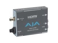 AJA Hi5-Fiber HD-SDI/SDI to HDMI video and audio converter