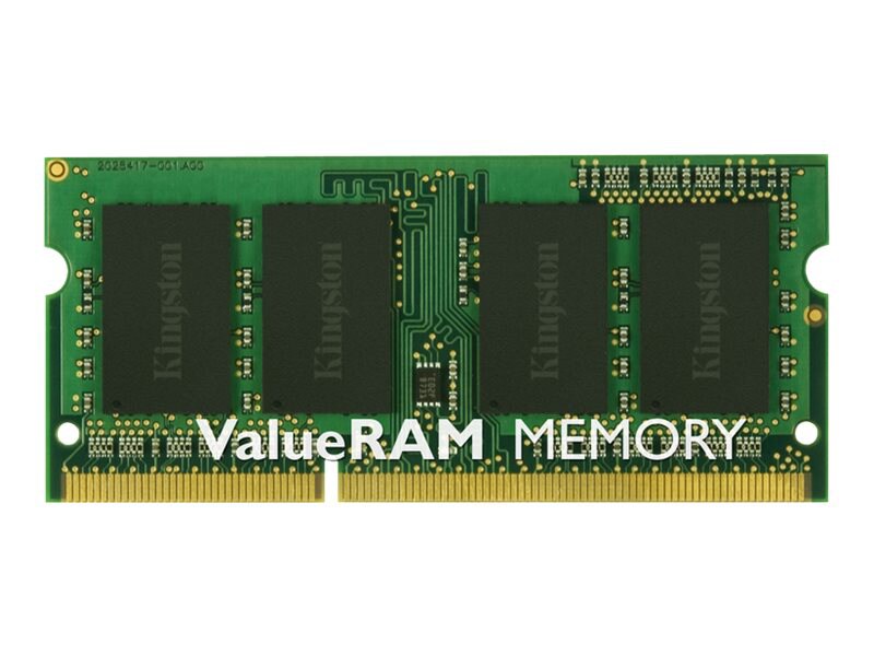 Kingston ValueRAM - DDR3 - module - 8 GB - SO-DIMM 204-pin - 1600 MHz / PC3-12800 - unbuffered