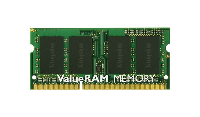 Kingston ValueRAM - DDR3 - module - 8 Go - SO DIMM 204 broches - 1600 MHz / PC3-12800 - mémoire sans tampon