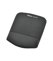 Fellowes PlushTouch Mouse Pad/Wrist Rest with FoamFusion - Graphite