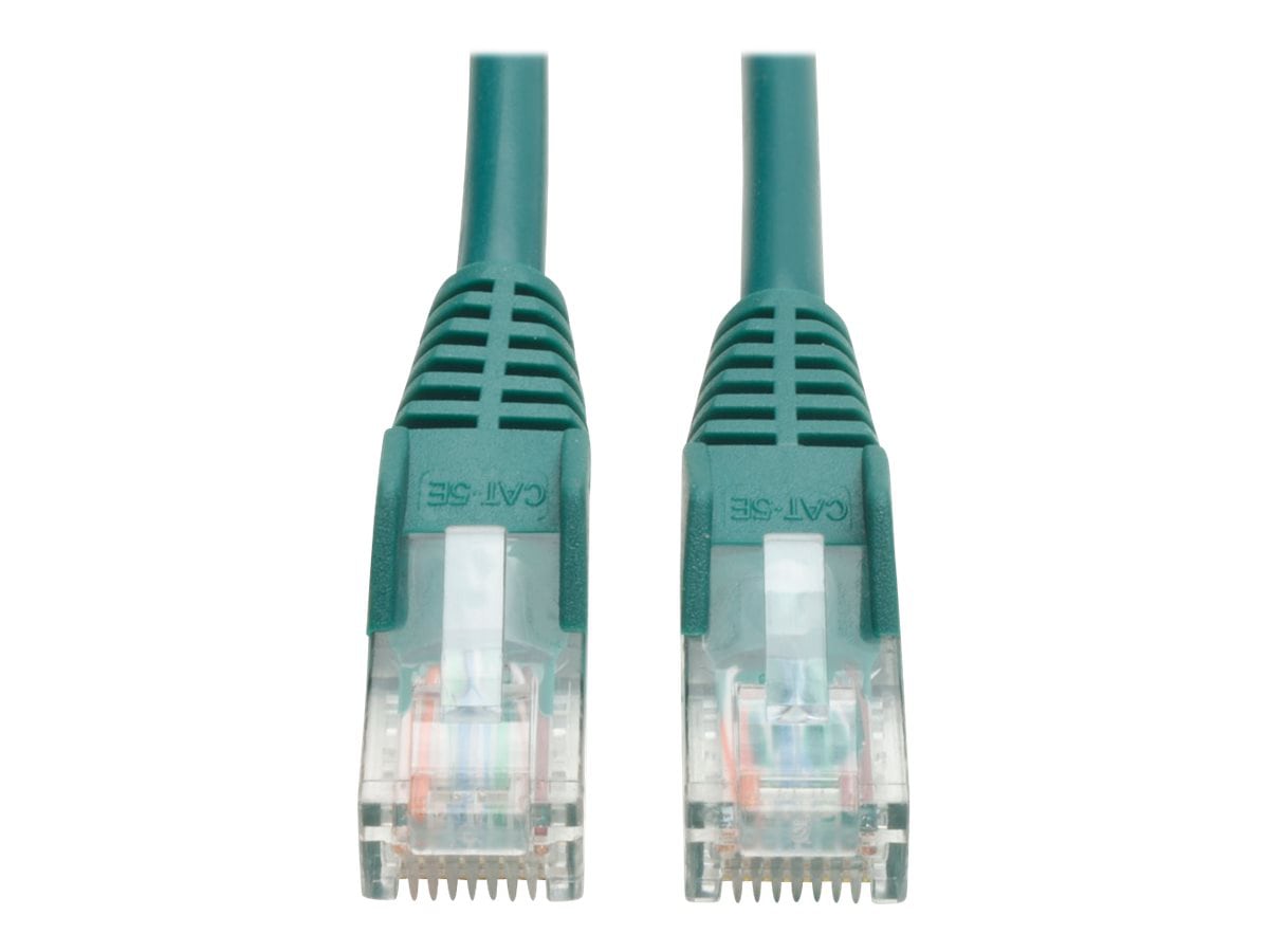 Eaton Tripp Lite Series Cat5e 350 MHz Snagless Molded (UTP) Ethernet Cable (RJ45 M/M), PoE - Green, 5 ft. (1.52 m) -