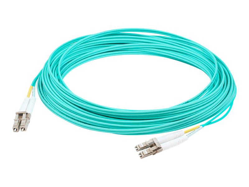 Proline 2m LC (M) to LC (M) Aqua OM3 Duplex Fiber OFNR Patch Cable