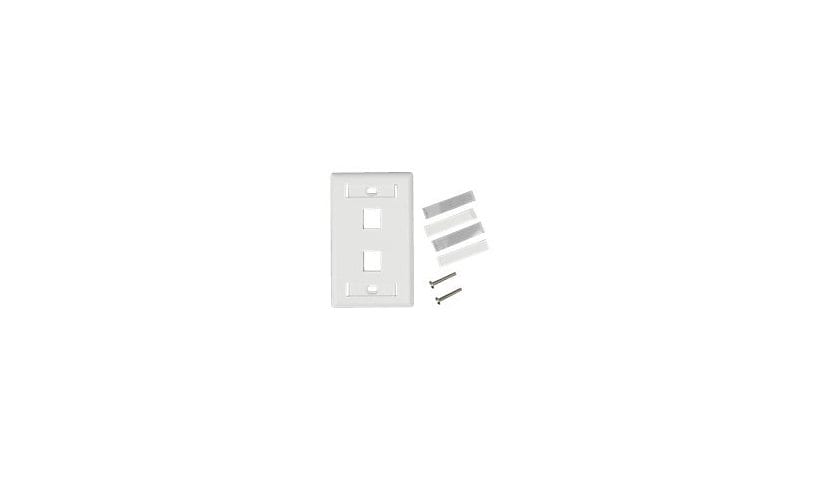 Belden KeyConnect Workstation Outlet System - faceplate