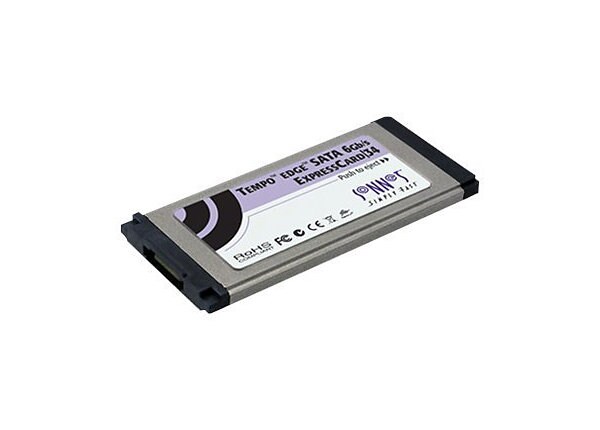 Sonnet Tempo Edge SATA 6Gb/s ExpressCard/34 - storage controller - eSATA 6Gb/s - ExpressCard/34