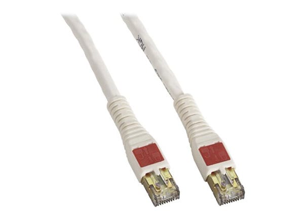 Black Box CAT6a Blade Server Patch Cable - patch cable - 7 ft - white